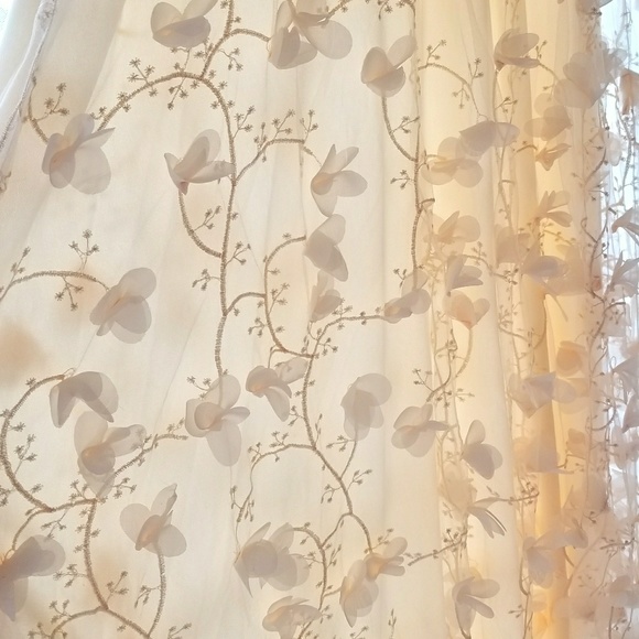 🍒NWT🍒 ROMANTIC PETAL MAXI DRESS IN PEACH - Picture 7 of 7